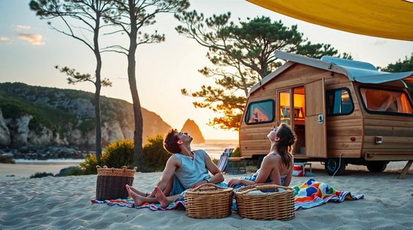 Évadez-vous au camping le cabellou plage en bretagne